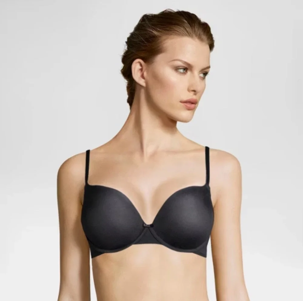 Maidenform Self Expressions Underwire Push Up T-Shirt Bra Size 40D Black SE5757